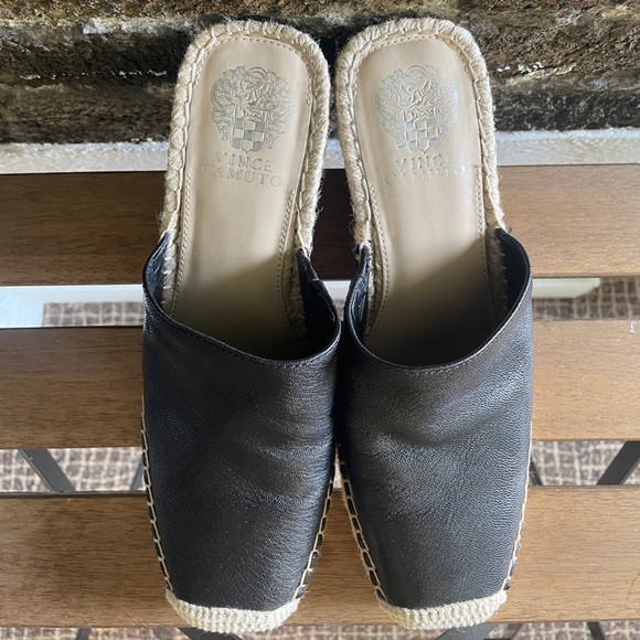 NWOT VINCE CAMUTO Kordinan Wedge Espadrille Mule Sz 39 - Picture 6 of 6